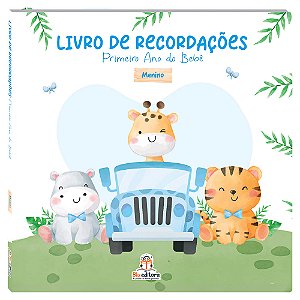 Livro Livro De Recordações: Primeiro Ano Do Bebê: Menino