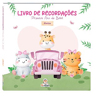 Livro Livro De Recordações: Primeiro Ano Do Bebê: Menina