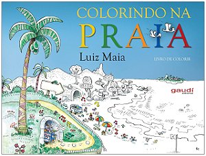 Livro Colorindo na praia