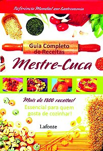 Livro Guia completo de receitas mestre Cuca
