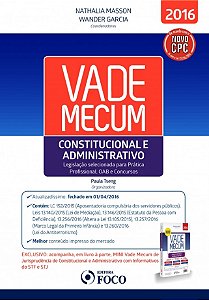 Livro Vade mecum constitucional e administrativo: Legisla...