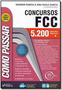 Livro Como Passar Em Concursos Fcc - 07Ed/18