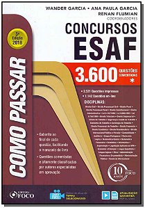 Livro Como Passar Em Concursos Esaf - 03Ed/18