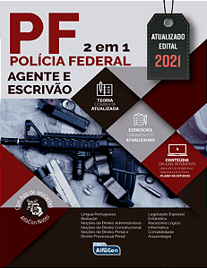 Livro Polícia Federal - Agente e escrivão - Edital 2021