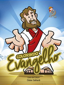 Livro Colorindo o evangelho - livro de colorir