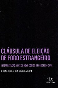 Livro Cláusula de eleição de foro estrangeiro