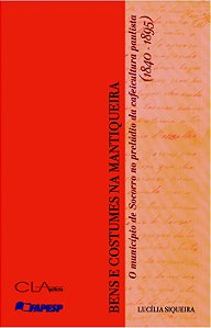 Livro Bens e costumes na Mantiqueira