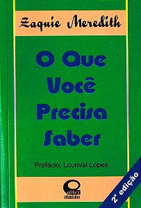 Livro O Que Você Precisa Saber