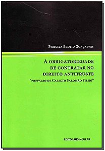 Livro Obrigatoriedade  De Contr. Dto. Antitruste /10