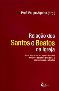 Livro Relação Dos Santos E Beatos Da Igreja