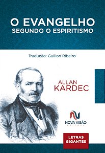 Livro O evangelho segundo o espiritismo - letras gigantes