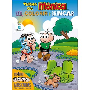 Livro MASCARAS DIVERTIDAS MONICA