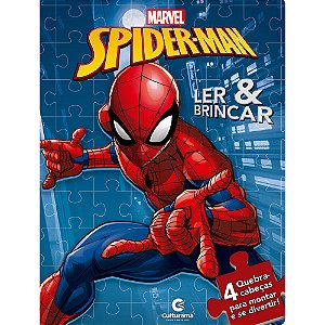 Livro LER E BRINCAR HOMEM-ARANHA