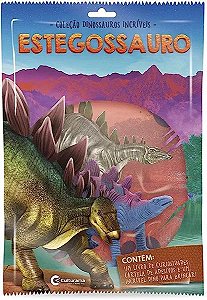 Livro Dinossauros Incriveis - Miniatura Braquiossauro
