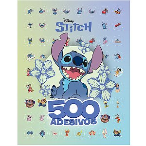 Livro 500 Adesivos - Stitch