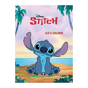 Livro Ler E Colorir Stitch