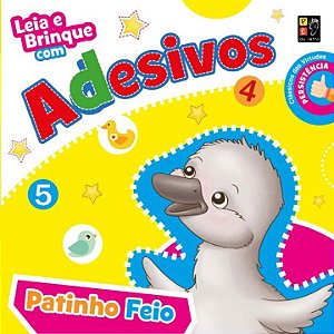 Livro Leia E Brinque Com Adesivos  Patinho Feio