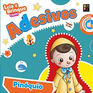 Livro Leia E Brinque Com Adesivos  Pinóquio