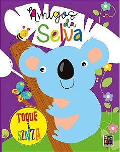 Livro Toque  E Sinta Amigos Da Selva