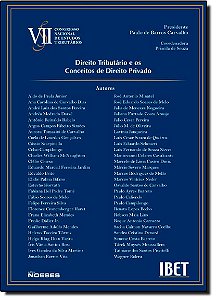 Livro Direito tributário e os conceitos de direito privado