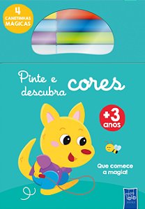 Livro Pinte e descubra cores - Canguru (Volume 1)