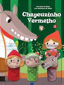 Livro Um conto de fadas com fantoches de dedos - Chapeuzi...