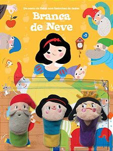 Livro Um conto de fadas com fantoches de dedos - Branca d...