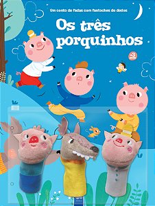 Livro Um Conto De Fadas Com Fantoches De Dedos: Os Três P...