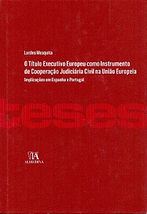 Livro O título executivo europeu como instrumento de coop...