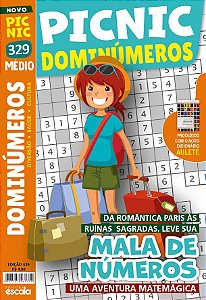 Picnic Diminúmeros - Mala de números - Médio: 329