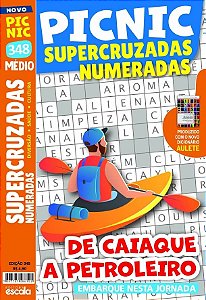Picnic Supercruzadas Numeradas - Médio: 348 - de caiaque a petroleiro