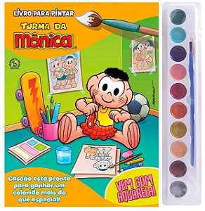 Turma da Mônica - Livro para pintar: Cascão