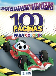 100 Paginas Para Colorir - Maquinas Velozes