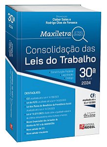 Consolidação Das Leis Do Trabalho - 30Ed/24