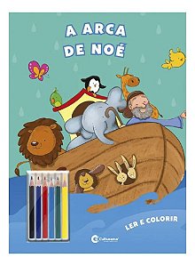 Ler E Colorir - A Arca De Noe