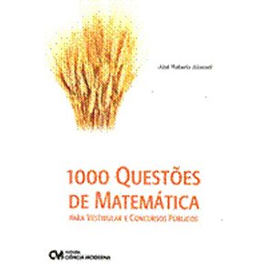 1000 Questóes De Matemática Para Vestibular E Concursos Públicos