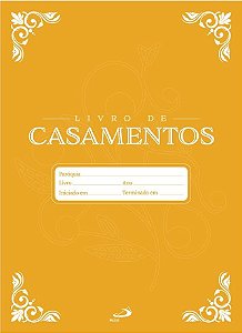 Livro de Registro - Casamento