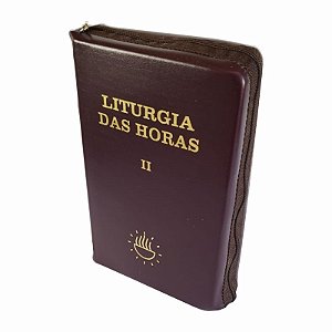 Liturgia das horas Vol. II - zíper -