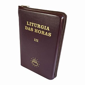Liturgia das horas Vol. III - zíper -