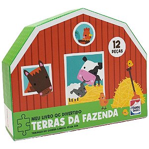 Meu Livro Quebra-Cabeça Divertido - Terras Da Fazenda