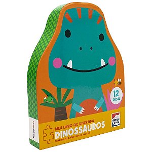 Meu Livro Quebra-Cabeça Divertido - Dinossauros