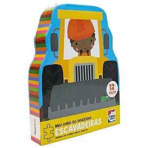 Meu Livro Quebra-Cabeça Divertido - Escavadeiras