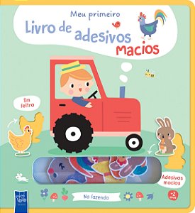 Meu primeiro livro de adesivos macios - Na fazenda