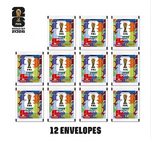 Copa do Mundo da Fifa 2026™ Kit com 12 envelopes de figurinhas Fifa World Cup 2026™