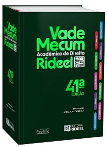 Vade Mecum Acadêmico De Direito Rideel 2025 - 1º Semestre