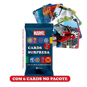 Cards Surpresa: Marvel - C/6