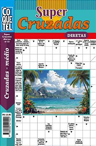 Livro Coquetel Super Palavras Cruzadas Diretas 32 S/P