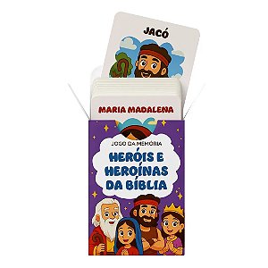 Jogo Da Memória - Heróis E Heroínas Da Bíblia