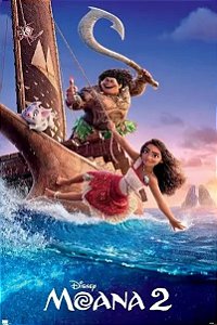 Moana 2 - Movie - Cartela + 10 Envelopes