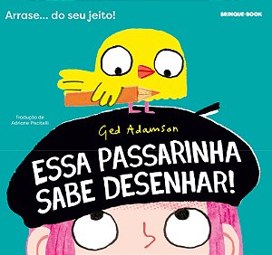 Essa passarinha sabe desenhar!